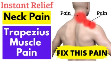 Quick Neck Pain Relief Stretch | Neck Muscle Stiffness Release Stretches | Trapezius Muscle Stretch