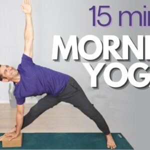 15 Minute Morning Yoga - JUICY Full Body Flow | David O Yoga
