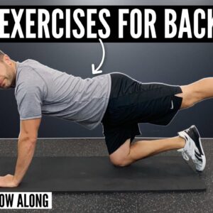 8-Minute Home Exercise Routine For Back Pain - FOLLOW ALONG!