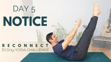 Reconnect: A 30 Day Yoga Challenge | Day 5 - Notice | David O Yoga