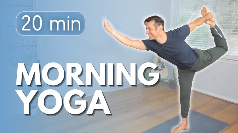 20 min Morning Yoga Flow - Waking Up to JOY â˜€ï¸�