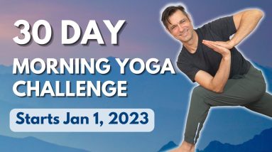 Fresh Start 30 Day Morning Yoga Challenge BEGINS JAN 1, 2023 🤗✨