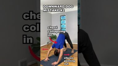 DOWNWARD DOG POSE - 3 Common Mistakes to Avoid 🙌 #shorts
