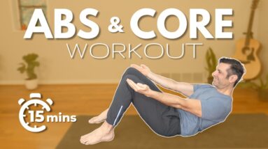15 Minute Morning Yoga Core Workout (slow and controlled)