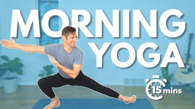 15 Minute Morning Yoga Flow - Wake Up Feeling INSPIRED