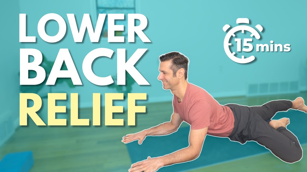 15 Minute Morning Yoga Stretch For Lower Back Pain RELIEF