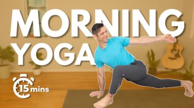 15 Minute Morning Yoga Workout - Lose Weight, Gain Energy