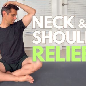 Yoga Stretches for Neck, Shoulder & Back Pain | 15-Min Instant Relief