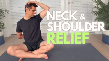 Yoga Stretches for Neck, Shoulder & Back Pain | 15-Min Instant Relief