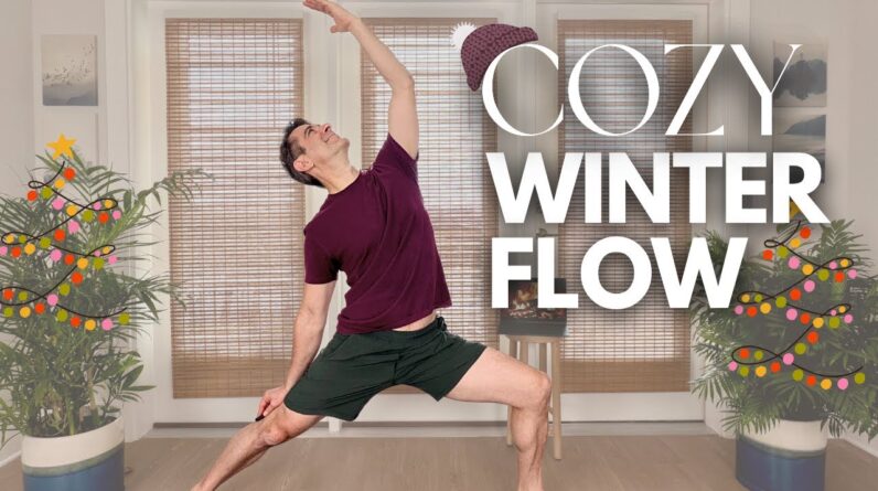 Winter Calm Yoga ❄️ A Cozy 15-Min Flow to Relax & Reset