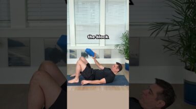 Gentle Core & Glute Yoga 🌱 Strength Without Strain #shorts #gentleyoga #coreworkout