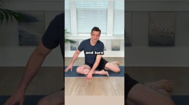 Gentle Stretches for Sciatica & Back Pain 🌱 #shorts #sciatica #stretching